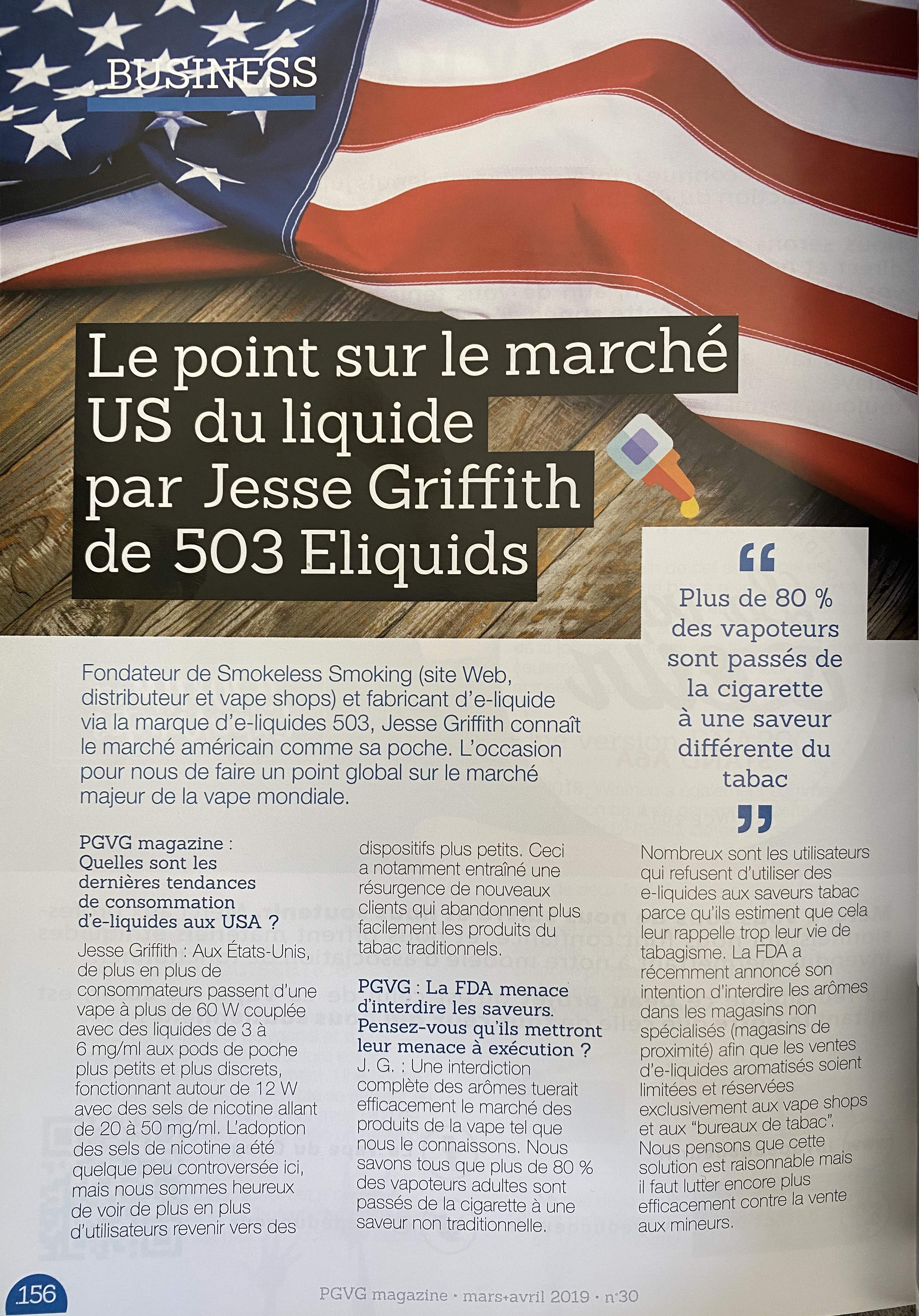 503 eLiquid in France