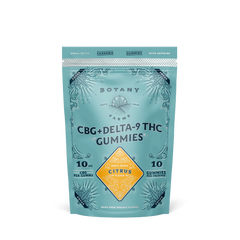 Botany Farms Caffeine + CBG + Delta-9 Gummies - Citrus - Smokeless - Vape and CBD