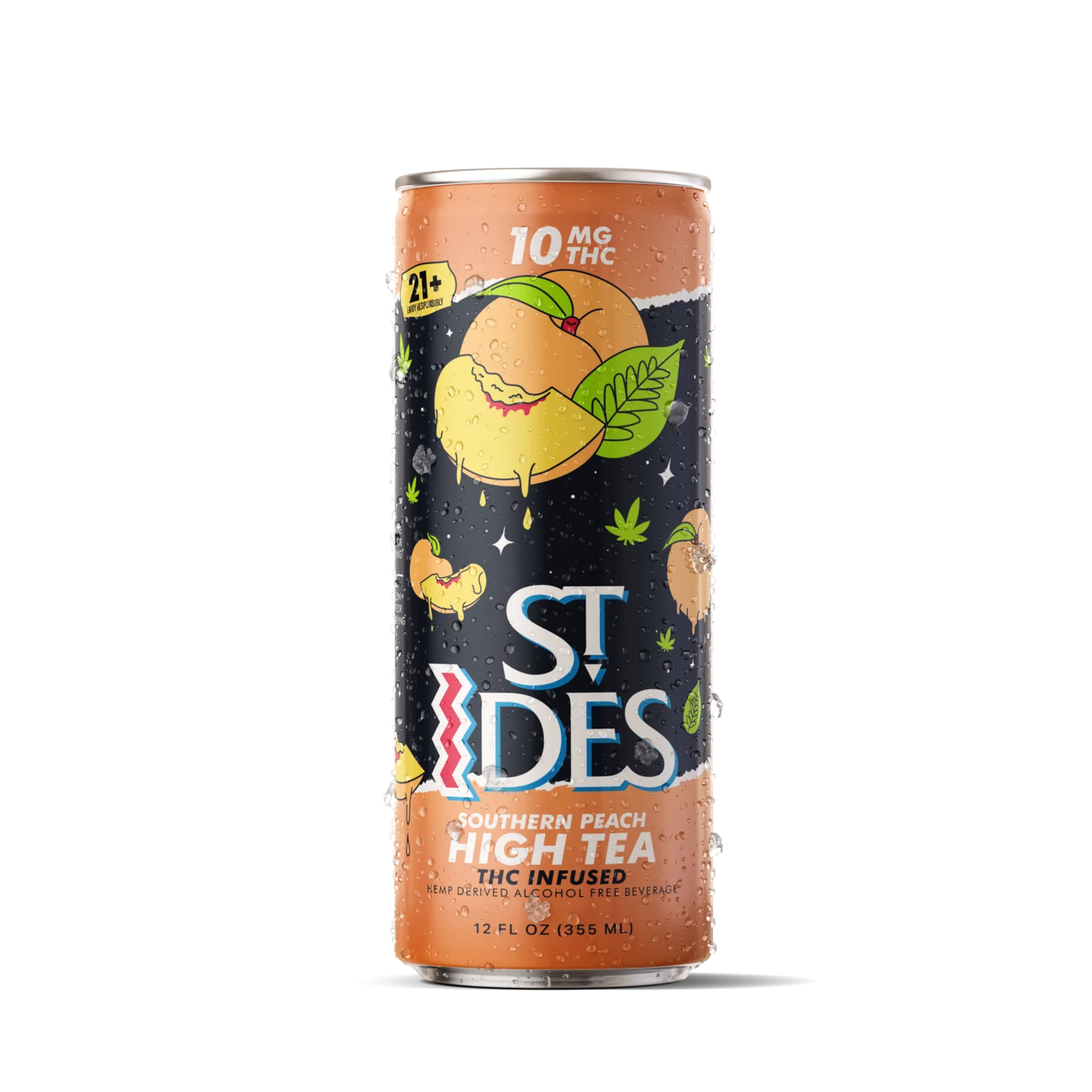 St Ides Southern Peach High Tea - 10mg - Smokeless - Vape THC CBD