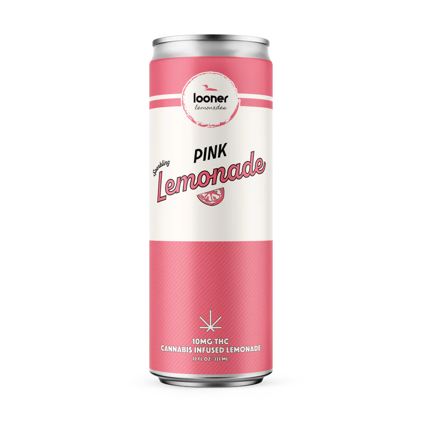Looner Delta 9 Soda - Pink Lemonade 10mg - Smokeless - Vape THC CBD